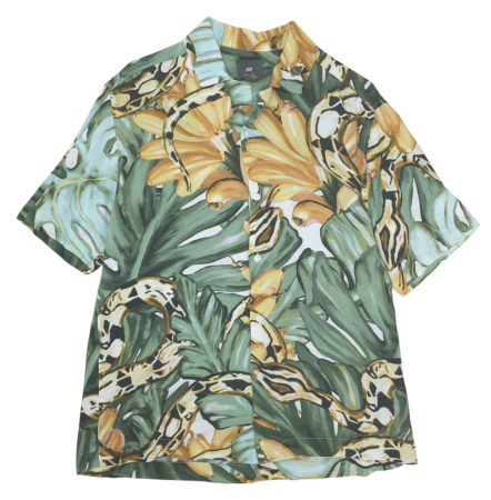 Camasi cu maneca scurta Barbati - Camasa cu imprimeu H&M Barbati-S