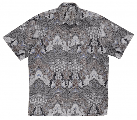 Camasi cu maneca scurta Barbati - Camasa cu imprimeu Vintage Barbati-XL
