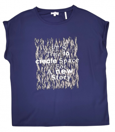 Tricouri Femei - Tricou albastru sÓliver 'Femei-L