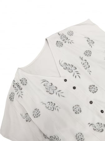 Tricou bej Retro Femei-L [2]