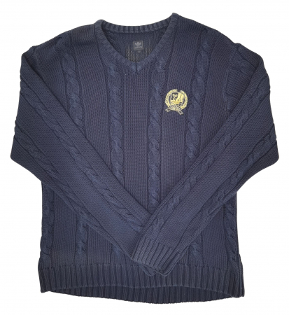Pulovere Barbati - Pulover bleumarin adidas Barbati-XL
