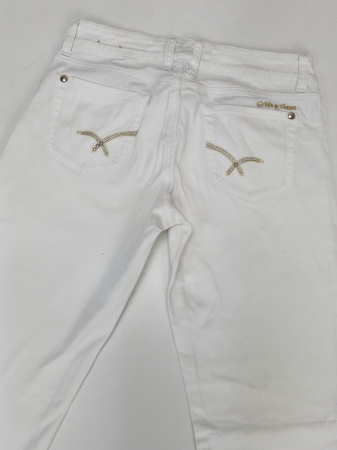 Blugi albi Vintage Femei-XS [4]