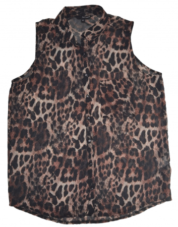 Camasa cu maneca scurta Femei - Camasa animal print Tally Weijl Femei-XL