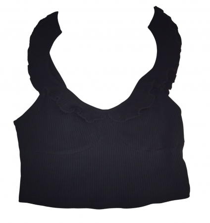 Maiouri Femei - Crop top negru Femei-M