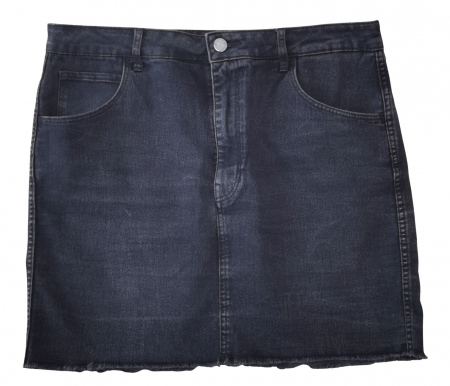Fuste scurte Femei - Fusta neagra denim Femei-L