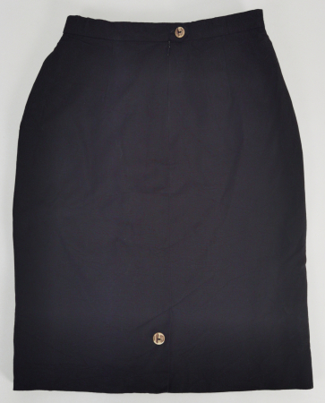 Fusta neagra vintage compozitie in si matase Femei-XS [2]