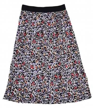 Fuste midi Femei - Fusta plisata animal print Femei-XS