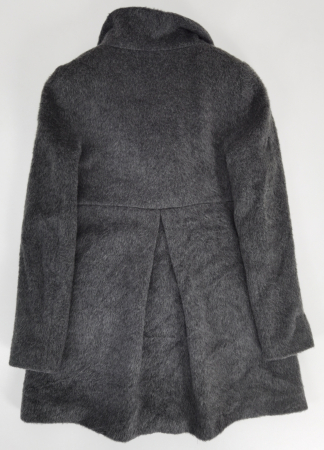 Palton gri din lana si mohair Femei-XS [3]