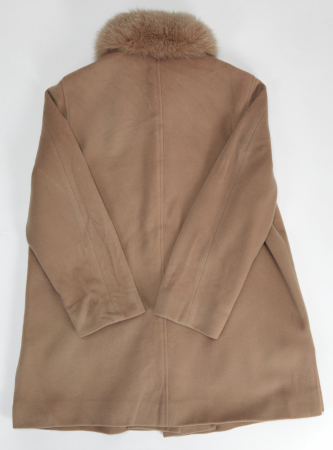 Palton bej din lana vintage Femei-M [4]
