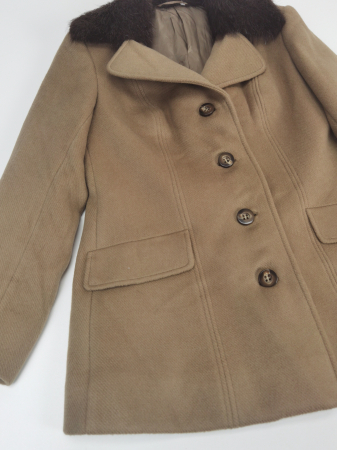 Palton maro vintage Femei-S [4]
