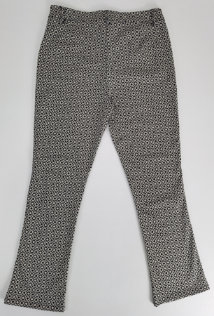 Pantaloni bej cu imprimeu vintage Femei-L [2]