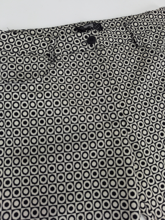 Pantaloni bej cu imprimeu vintage Femei-L [1]