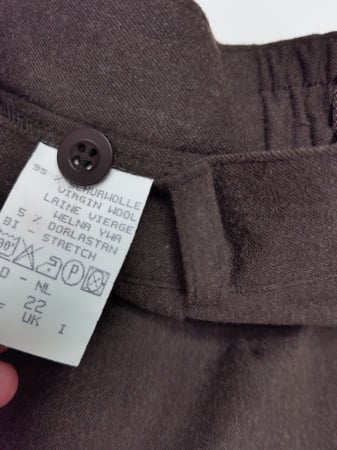 Pantaloni din lana Vintage Femei-L [2]