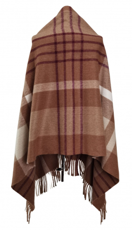 Poncho in carouri Femei-One size [1]