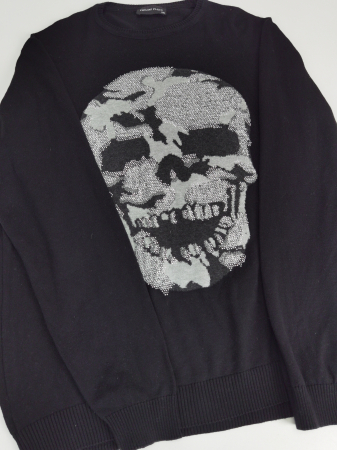 Pulover negru Philipp Plein Femei-XXL [1]