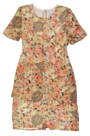 Rochii - Rochie cu imprimeu Vintage Femei-XL