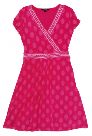 Rochii - Rochie roz Retro Femei-XS