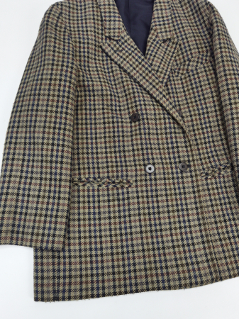 Sacou maro din lana Vintage Barbati-M [2]