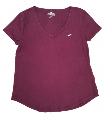 Tricouri Femei - Tricou visiniu Hollister Femei-XS