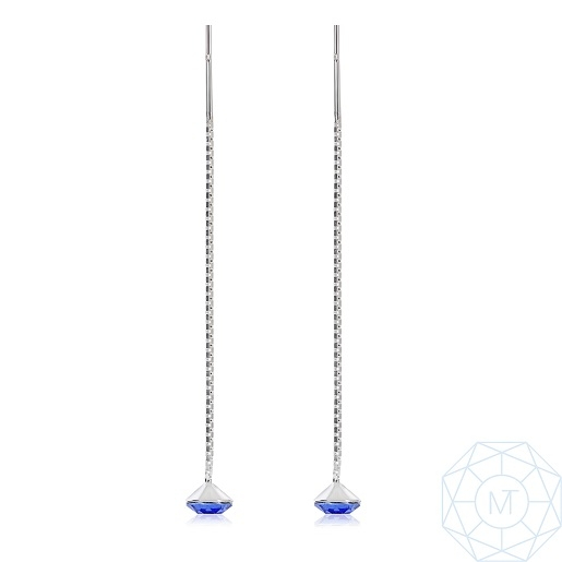 Cercei argint lanț 6 Sap [2]