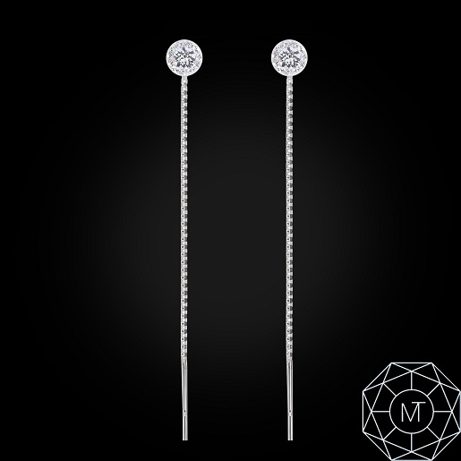 Cercei argint lanț M6 Cry [2]