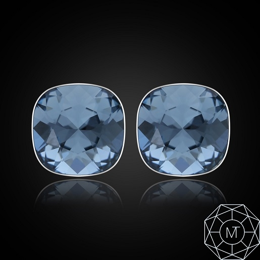 Cercei argint Sq10DBlu [4]