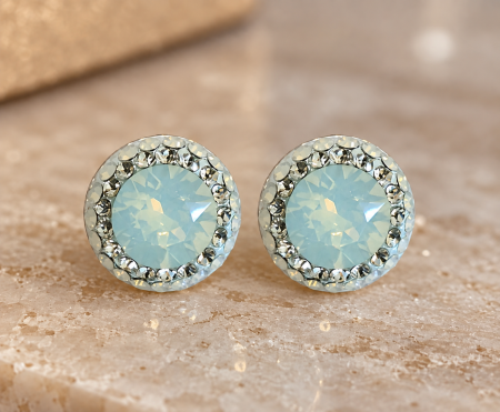 Cercei - Cercei argint 925 Chrysolite