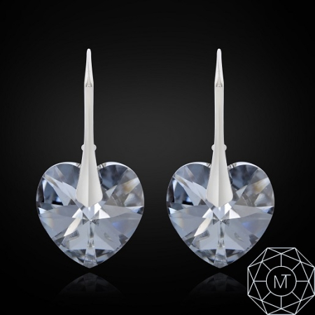 Cercei argint Heart14Chro [2]