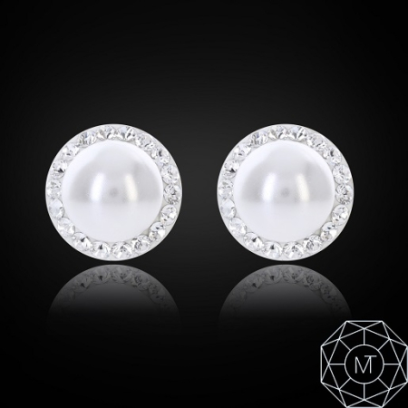 Cercei argint M10 plat perla [1]
