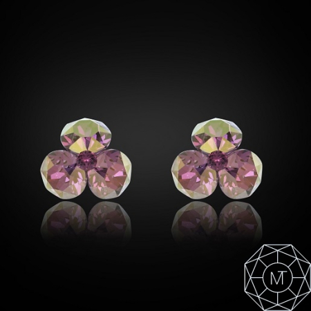 Cercei argint Tri6 Lilac [2]