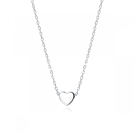 Coliere - Colier argint inima 6x7mm