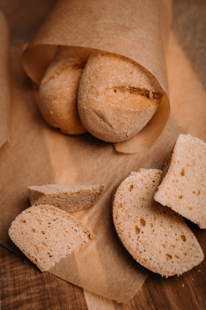 Amestec de făină pentru pâine albă rustică cu conținut redus de carbohidrați 200 g [2]