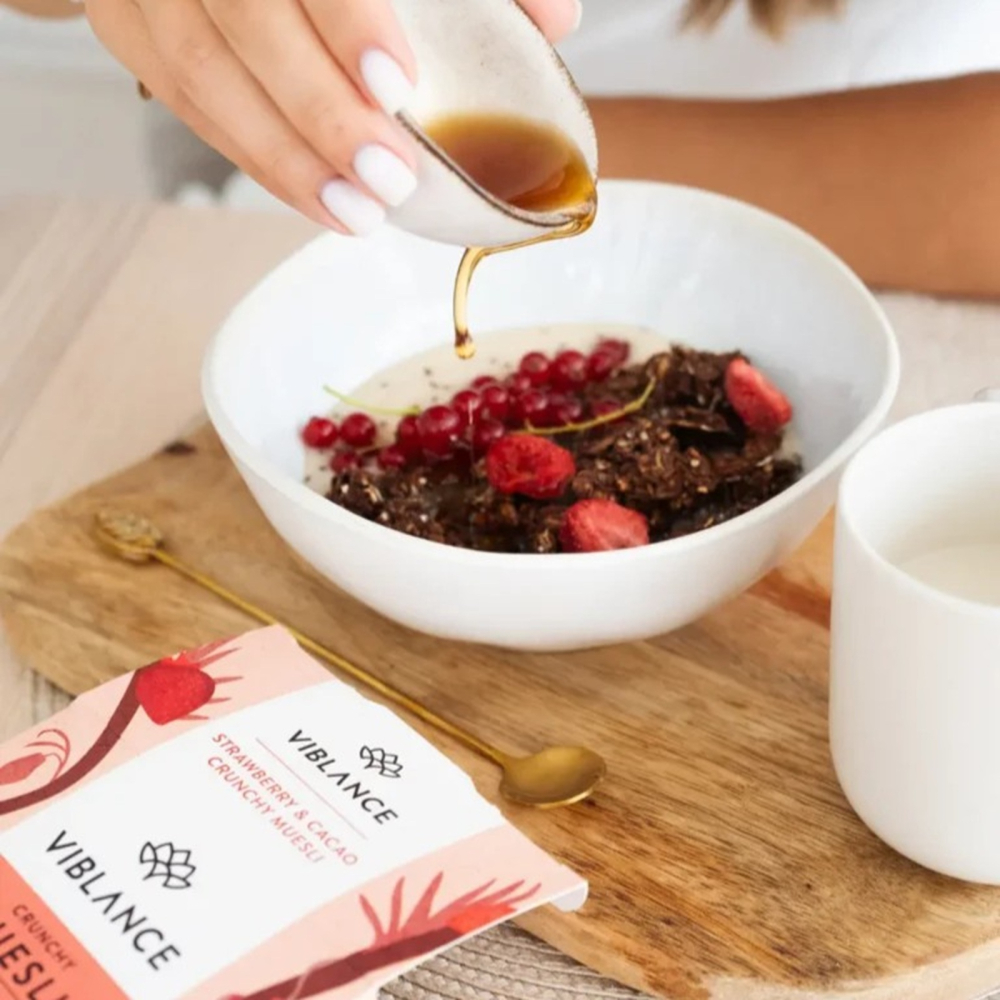 Granola Light Crocant Căpșuni și Cacao Fără Gluten, 300g | Viblance [2]