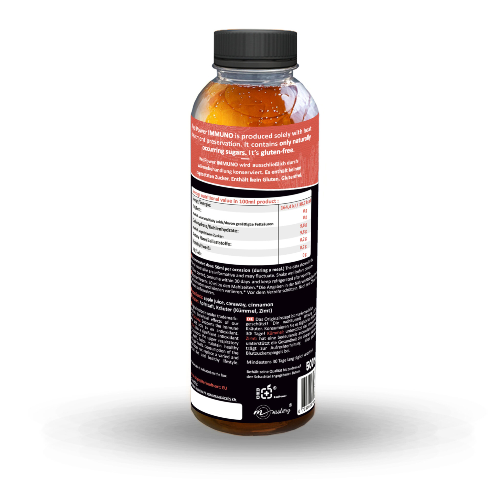 RedPower Immuno băutură funcțională cu plante – 500 ml [2]