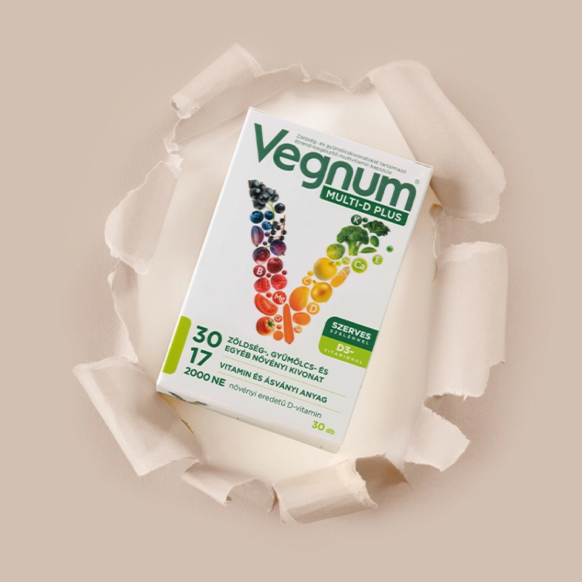 Vegnum Multi-D Plus - Multivitamine și Minerale cu Extracte Organice și D3 Vegan [2]