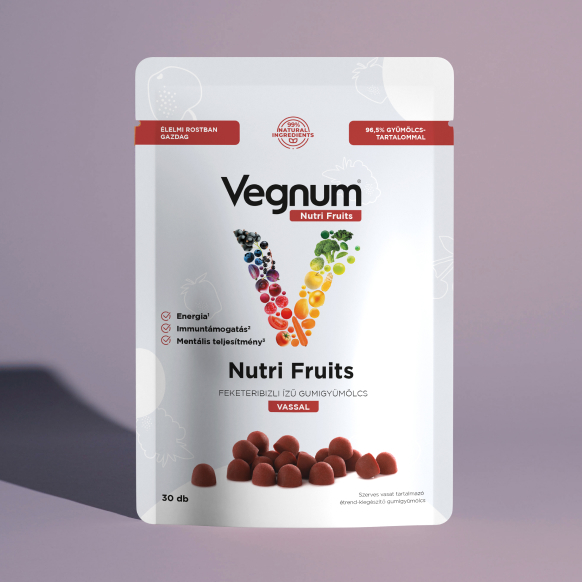 Vegnum Nutri Fruits cu coacăze negre și fier organic - 30 buc [3]