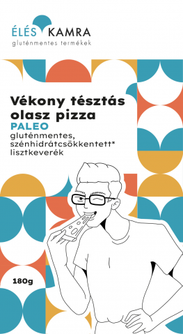 Făină și mixuri de făină fără gluten - Amestec de făină pentru pizza italiană cu aluat subțire și conținut redus de carbohidrați 180 g