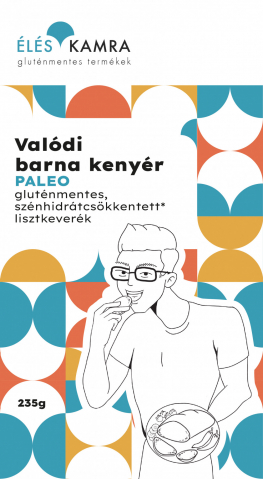 Alimentare - Amestec de făină cu conținut redus de carbohidrați pentru pâine brună autentică 235 g