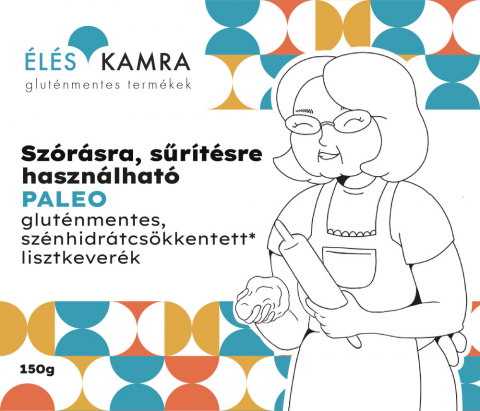 Alimentare - Amestec de făină cu conținut redus de carbohidrați pentru presărare și îngroșare 150 g  | Éléskamra