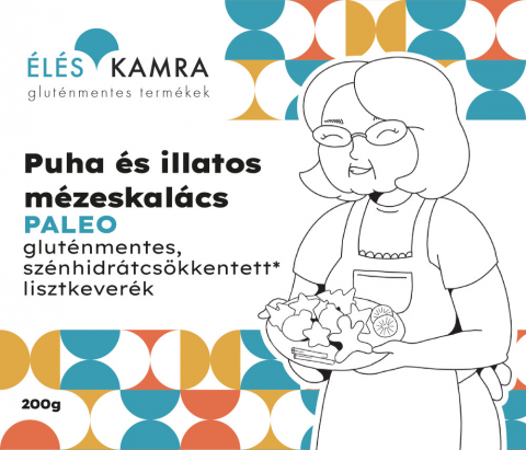 Alimentare - Amestec de făină cu conținut redus de carbohidrați pentru turtă dulce moale și parfumata 200 g