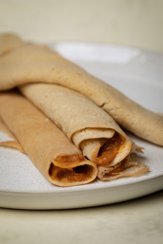 Amestec de făină pentru clătite bunicii cu conținut redus de carbohidrați 175 g [1]