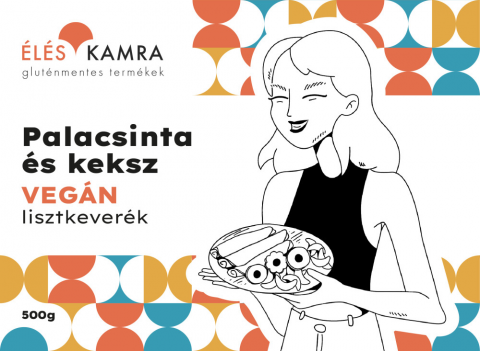 Vegan - Amestec de făină pentru clătite și biscuiți vegani fără gluten 500 g