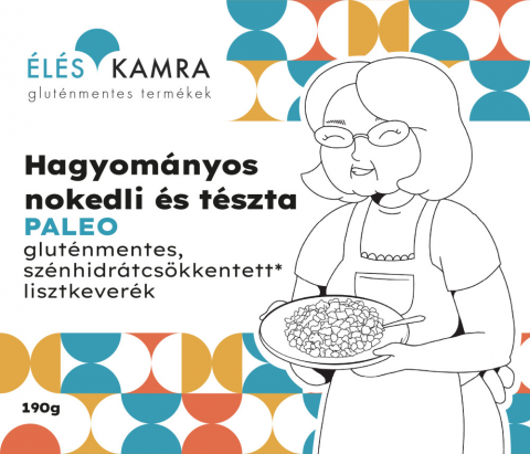 Fără gluten - Amestec de făină pentru găluște și paste cu conținut redus de carbohidrați 190 g