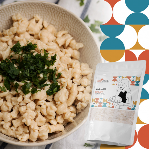 Vegan - Amestec de făină pentru găluște vegane și paste de casă fără gluten 500 g