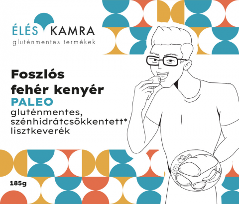 Făină și mixuri de făină fără gluten - Amestec de făină pentru pâine albă pufoasă cu conținut redus de carbohidrați 185 g