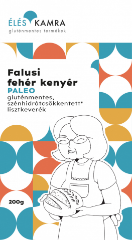 Făină și mixuri de făină fără gluten - Amestec de făină pentru pâine albă rustică cu conținut redus de carbohidrați 200 g