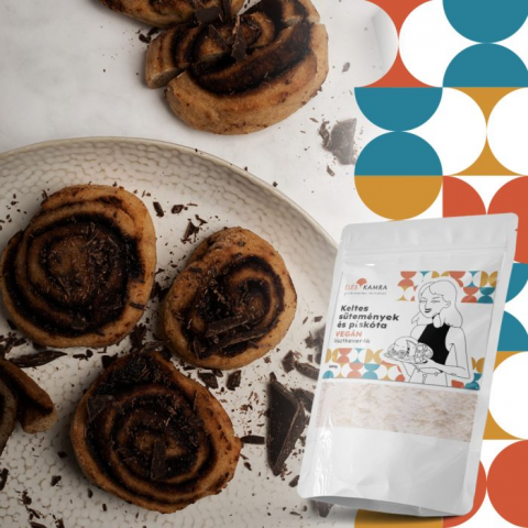 Vegan - Amestec de făină pentru prăjituri dospite și blaturi vegane fără gluten 500 g