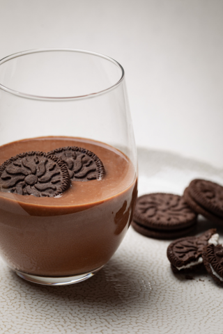 Amestec pentru desert cu cacao olandeză și cremă de tort, cu conținut redus de carbohidrați 60 g [1]