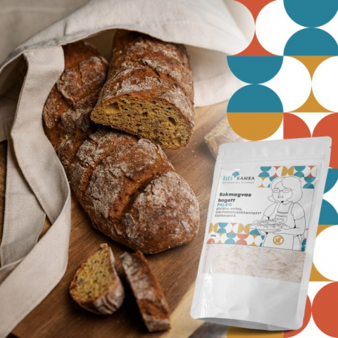 Făină și mixuri de făină fără gluten - Amestec de făină pentru baghetă cu multe semințe, cu conținut redus de carbohidrați 215 g