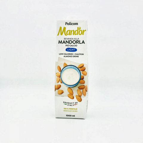 Băuturi vegetale - Băutură vegetală light din migdale, cu calciu, MAND'OR 1L